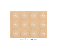 Прокладка силиконовая самоклеящаяся под мебель VOREL, 13мм, набор 12шт [32/576]