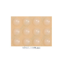 Прокладка силіконова самоклеюча під меблі VOREL, 13мм, набір 12шт [32/576]