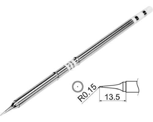 Наконечник для точкової пайки з вклад грілкою YATO заг. l= 153 мм, наконеч 13,5х 0,15 мм тип T12-ILS