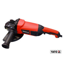Шліфмашина кутова мережева YATO : Ø= 230 мм. P= 2400 Вт, 6000 об/хв, М14, плавний пуск [2/42]