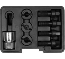 Обладнання для ремонту різьби колісних болтів YATO М12х 1,25/ 1,75 мм, М14х 1,5 мм, 8 елем. [20]