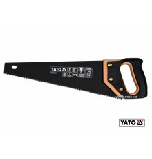 Ножівка по дереву YATO : L= 400 мм, 7 зубів/1", полотно t= 1 мм, покрите PTFE [6/24]
