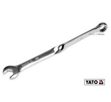 Ключ рожково-накидный, крученый 90° YATO: М=10 x 165 мм, Cr-V [100]