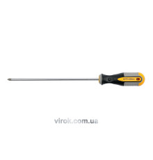 Викрутка хрестова VOREL : "Pozidriv" PZ0 х 100 мм. Cr-V [12/96/384]