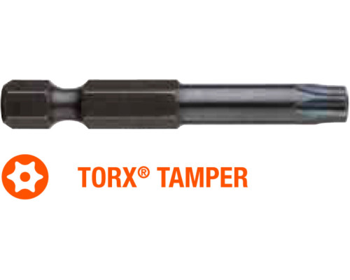 Насадка викруткова USH Industry "тонке жало" TORX TAMPER TT40 x 50 мм подовжена, Уп. 5 шт.