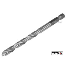 Свердло по металу YATO: HSS6542, Ø=6.5мм, HEX-1/4",l=101/63мм,для нержав.,конструкт.,легов.сталі(DW)