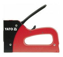 Степлер з регулятором сили до скоб і цвяхів YATO;  b=10.6 мм, h= 6-16 мм, t= 1,2 мм [6/24]