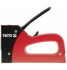 Степлер з регулятором сили до скоб і цвяхів YATO;  b=10.6 мм, h= 6-16 мм, t= 1,2 мм [6/24]