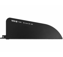 Полотно по дереву к саблевой пиле HCS YATO: прямой рез, 230x65 мм, t=1 мм, 12 зубов/1" [10/80]