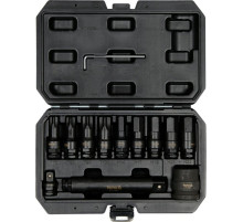 Набор отверточных насадок ударных YATO : TORX/HEX до квадратов 1/2", 3/4", 12 элем.. [5]