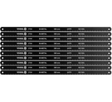 Полотно різальне до ножівки по металу BI-мет VOREL М2 D6A, 300х12,6х0,65 мм, 24 зуби/1", паков. 10шт