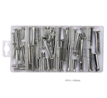 Штифты с головкой и отверстиями в конце стержня YATO Ø=5-12 мм, наб. 60 шт. [4/16]