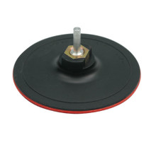 Круг-насадка шліфувальна VOREL з липучкою : Ø=125мм + гайка М14, винт [30/120]