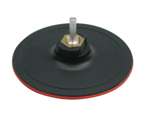 Круг-насадка шліфувальна VOREL з липучкою : Ø=125мм + гайка М14, винт [30/120]