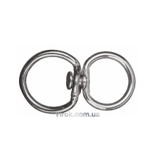 Вертлюг "Шорника" 6 мм, з D-под. кільцем 37х23 мм і кільцем Ø= 36 мм