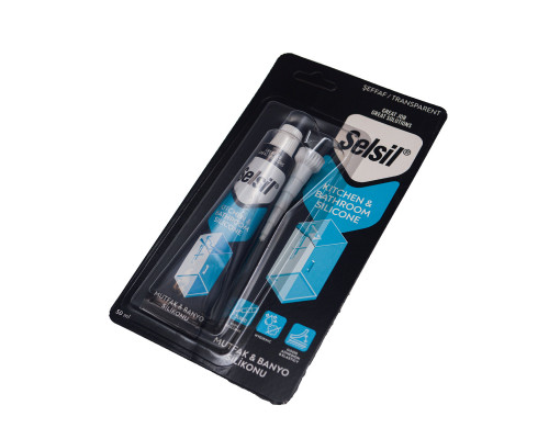 Герметик для душових SELSIL силіконовий Прозорий. тюбик V= 50 мл. [12]