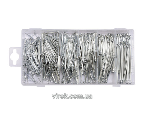 Шплінти різних розмірів YATO, набір 555 шт. [5/10/720]