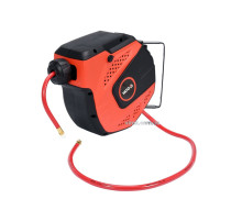 Шланг пневматический ПВХ на катушке YATO с быстросоедин. наконец-ми 1/4", Ø=8мм, давление-20Bar, l=10м [4]