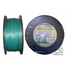 Жилка для тримера "ЗІРКА" TM VIROK : Ø= 2.4 мм, l= 400 м (бобіна)