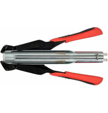 Кліщі для кріплення сітки YATO: L= 190 мм з коміркою для 50 скоб тип "С"- 20х 2 мм + 100 скоб [40]