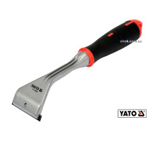 Цикля-скребок з металевим корпусом і гумов. ручкою YATO: лезо- 52мм, l=260мм +викр. насадка PH2 [10]