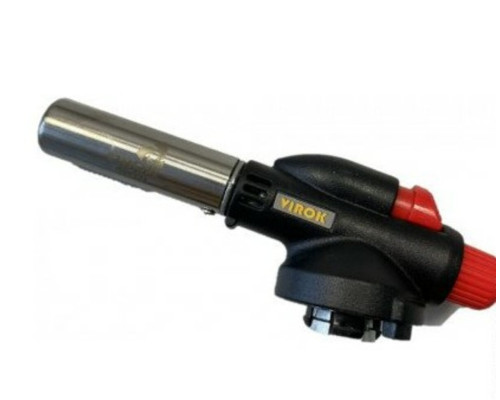 Пальник газовий VIROK з різьбовий (7/16) з'єднання. Piezo, ceramic.