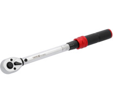 Ключ динамометричний YATO : квадрат 3/8", F= 10- 60 Нм, L= 285-295 мм [20]