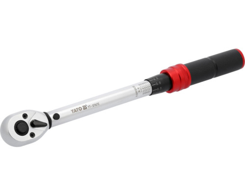 Ключ динамометричний YATO : квадрат 3/8", F= 10- 60 Нм, L= 285-295 мм [20]