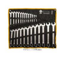 Ключи рожково-накидные VOREL Cr-V на плахте, M 6-32 мм, Набор 25 шт. [4]