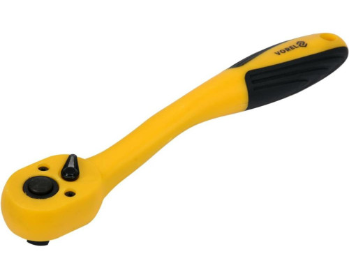 Тріщатка VOREL до головок торцевих, квадрат 3/8", L= 200 мм, 72 зуби [6/48]