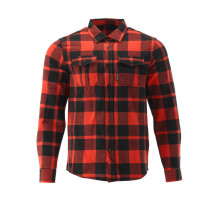 Рубашка фланелевая красно-черная, YATO разм. 3XL/ 84см х 65см,100%-хлопок[40]