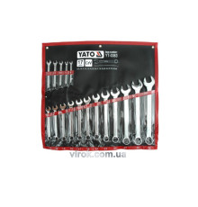 Ключі ріжково накидні YATO : М= 8-32 мм, Набір 17 шт. САТИН [3]