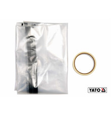 Плівка пилезахисна для дверних і віконних отворів YATO: 220х120 см, тип "L", отвір- 180 х 90 см [12]