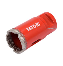 Свердло по кераміці і гресу в сух. і мокр YATO: Ø=30мм з алмаз пругом до шліфмашин. кріплен-М14 [50]