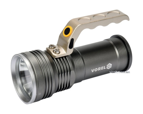 Ліхтар CREE XM-LM світлодіодний VOREL: 10Вт, 500lm, живлення-3 ААA бат, Ø=65x155 мм, 3 режими(DW)