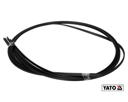 Стержні поліпропіленові для зварювання/пайки пластику YATO: 2.5x5 мм, L=1 м, при t= 300°C, 5 шт [30]