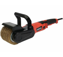 Шліфувально-браширувальна машинка по мет/дер YATO 230 В,1300 Вт, 900-3700 об/хв Ø=120/19х100 мм