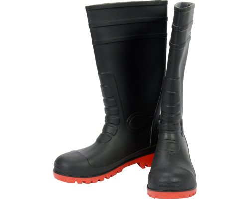 Чоботи ПВХ з металевим носком YATO, розм. 41, l=38см, водонепроникні, хімічностійкі, антистатичні[8]