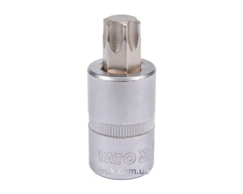 Головка торцевая YATO квадрат 1/2 "TORX" Т60, L=55 мм [40/160]