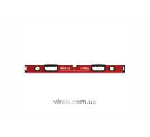 Рівень алюмінієвий YATO : L= 100 см. 3 капсули, 2 ручки [30]