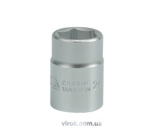 Головка торцева 6-гранна YATO : квадрат 3/4", М= 24 мм, L= 50 мм [12/96]