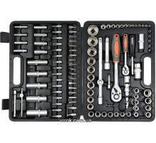 Набір головок торцевих, насадок STHOR : квадрат 1/2" з інструментами [108 Од.] [3/96]