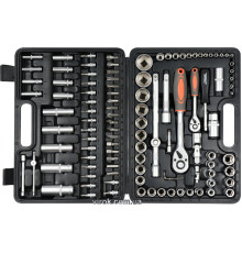 Набір головок торцевих, насадок STHOR : квадрат 1/2" з інструментами [108 Од.] [3/96]