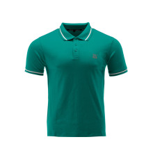 Футболка ПОЛО зеленая YATO, разм. 2XL/ выс- 78 см х шир- 61 см, 100%- хлопок [40]