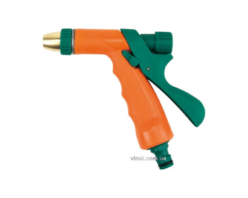 Ороситель-пистолет 3-режимный FLO к шлангу 1/2", ABS-пластик + латунь [12/24]