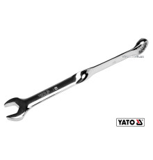 Ключ ріжково-накидний, кручений 90° YATO : М= 18 x 245 мм, Cr-V (DW)