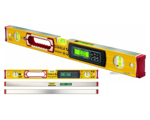 Рівень електроний STABILA Type 196-2 electronic : L= 122 см, 3 капсули, надміцний, IP65