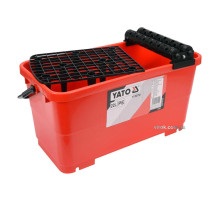 Відро пластикове з валами і решіткою YATO, 22 л, для плиточних робіт [42]