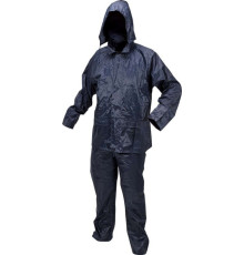 Костюм з капюшоном водонепроникний VOREL, розм. ХХL, гранатовий колір, з вентиляц. отворами PVC [16]