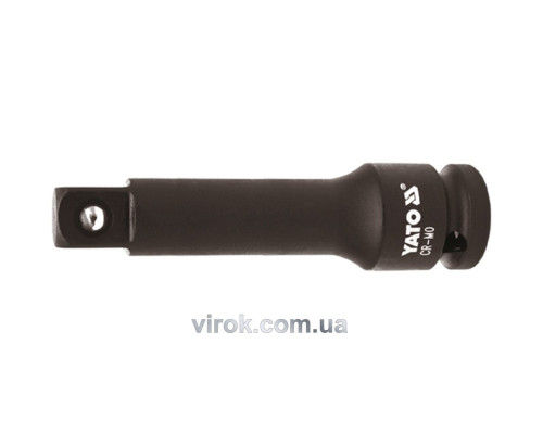 Подовжувач ударний YATO : квадрат 1/2", L= 75 мм [40/160]